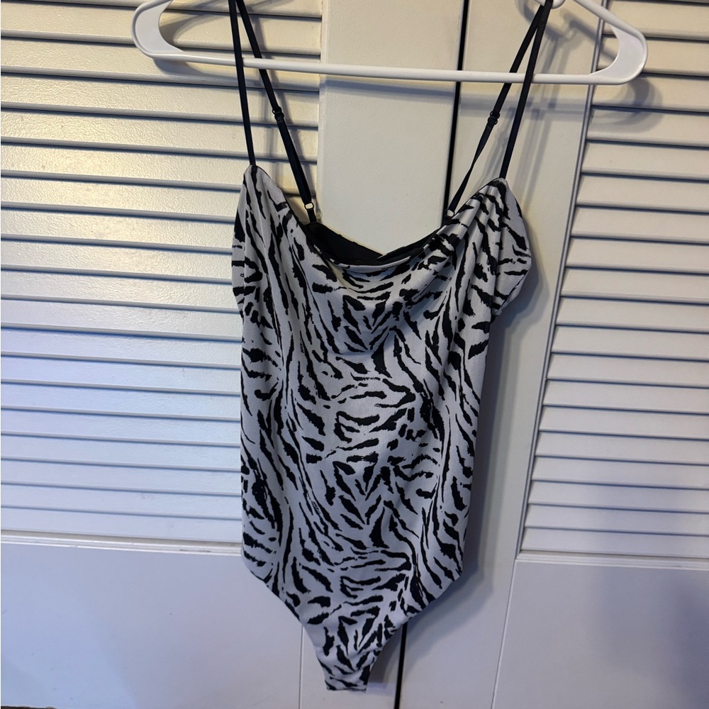 AFRM Zebra Bodysuit